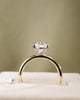 18k Yellow Gold / Platinum | High Set | 2.1ct - E - VVS2 Oval Lab Diamond