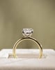 18k Yellow Gold / Platinum | High Set | 2.05ct - F - VVS2 Oval Lab Diamond