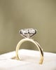 18k Yellow Gold / Platinum | High Set | 2.05ct - F - VVS2 Oval Lab Diamond