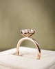 18k Rose Gold | High Set | 2.07ct - D - VVS2 Oval Lab Diamond