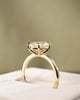 18k Yellow Gold | Low Set | 2.42ct - E - VS1 Oval Lab Diamond
