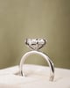 Platinum | High Set | 2.55ct - D - VS1 Oval Lab Diamond