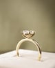 18k Yellow Gold | High Set | 2.05ct - D - VVS2 Oval Lab Diamond | #3