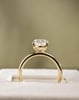 18k Yellow Gold | High Set | 2.15ct - D - VVS2 Oval Lab Diamond