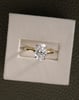18k Yellow Gold / Platinum | Low Set | 2.09ct - F - VVS2 Oval Lab Diamond | Lab Diamond side stones
