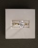 18k Yellow Gold / Platinum | Low Set | 2.09ct - F - VVS2 Oval Lab Diamond | Lab Diamond side stones