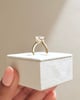 18k Yellow Gold | 8x6mm Radiant Moissanite
