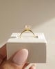 18k Yellow Gold | 8mm Round Moissanite