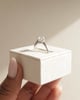 Platinum | 1.53ct - E - VS2 Oval Lab Diamond | Lab Diamond side stones