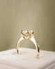 18k Yellow Gold | 1.59ct - D - VVS2 Oval Lab Diamond | Lab Diamond side stones