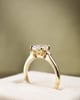 18k Yellow Gold | 1.59ct - D - VS1 Oval Lab Diamond | Lab Diamond side stones