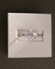 Platinum | 1.57ct - F - VVS2 Oval Lab Diamond | Lab Diamond side stones