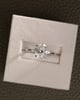 Platinum | 1.57ct - F - VVS2 Oval Lab Diamond | Lab Diamond side stones