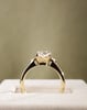 18k Yellow Gold | 1.57ct - D - VVS2 Oval Lab Diamond | Lab Diamond side stones