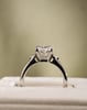 Platinum | 2.02ct - F - VVS2 Oval Lab Diamond | Lab Diamond side stones