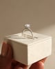 Platinum | 1.23ct - D - VS1 Emerald Lab Diamond | Lab Diamond side stones