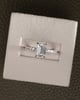 Platinum | 1.59ct - E - VVS2 Emerald Lab Diamond | Lab Diamond side stones