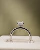 Platinum | 1.59ct - E - VVS2 Emerald Lab Diamond | Lab Diamond side stones
