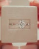 Platinum | 9x6.5mm Oval Moissanite | Lab Diamond side stones