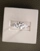 Platinum | 8.5mm Round Moissanite | Moissanite side stones