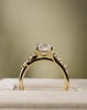 18k Yellow Gold | 2.09ct - E - VS1 Elongated Cushion Lab Diamond | Lab Diamond side stones
