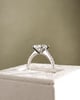 Platinum | 2.17ct - F - VVS2 Oval Lab Diamond | Lab Diamond side stones