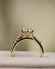 18k Yellow Gold | 2.01ct - F - VS1 Marquise Lab Diamond | Lab Diamond side stones