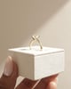18k Yellow Gold | 8x6mm Oval Moissanite