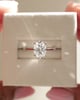 Platinum | 9x6.5mm Oval Moissanite