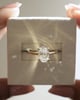 18k Yellow Gold | 1.43ct - F - VVS2 Oval Lab Diamond