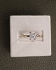 18k Yellow Gold / Platinum | Low Set | 1.2ct - E - VS1 Oval Lab Diamond | Lab Diamond side stones
