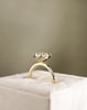 18k Yellow Gold | High Set | 2.05ct - D - VVS2 Oval Lab Diamond | Lab Diamond side stones