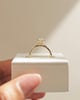 18k Yellow Gold | High Set | 1.98ct - E - VVS2 Oval Lab Diamond | Lab Diamond side stones