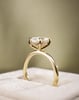 18k Yellow Gold | High Set | 2.05ct - D - VS1 Oval Lab Diamond | Lab Diamond side stones | #2