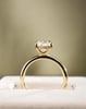 18k Yellow Gold | High Set | 2.05ct - D - VS1 Oval Lab Diamond | Lab Diamond side stones | #2