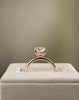 18k Yellow Gold | High Set | 2.05ct - D - VVS2 Oval Lab Diamond | Lab Diamond side stones