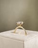 18k Yellow Gold | High Set | 2.27ct - E - VVS2 Oval Lab Diamond | Lab Diamond side stones