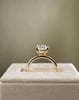 18k Yellow Gold | High Set | 2.58ct - D - VS1 Oval Lab Diamond | Lab Diamond side stones