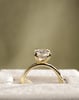 18k Yellow Gold | High Set | 2.54ct - D - VS1 Oval Lab Diamond | Lab Diamond side stones