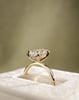 18k Yellow Gold | High Set | 2.54ct - D - VS1 Oval Lab Diamond | Lab Diamond side stones