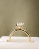 18k Yellow Gold | High Set | 2.04ct - D - VVS2 Oval Lab Diamond | Lab Diamond side stones