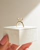 18k Yellow Gold | High Set | 2.07ct - D - VVS2 Oval Lab Diamond | Lab Diamond side stones | #2