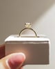 18k Yellow Gold | High Set | 1.94ct - D - VS1 Oval Lab Diamond | Lab Diamond side stones