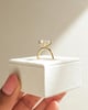 18k Yellow Gold | High Set | 2.49ct - E - VVS2 Oval Lab Diamond | Lab Diamond side stones