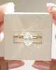 18k Yellow Gold | High Set | 2.49ct - E - VVS2 Oval Lab Diamond | Lab Diamond side stones