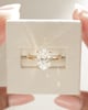 18k Yellow Gold | High Set | 2.53ct - D - VVS2 Oval Lab Diamond | Lab Diamond side stones