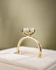 18k Yellow Gold | High Set | 2.02ct - D - VVS2 Oval Lab Diamond | Lab Diamond side stones