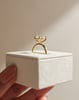 18k Yellow Gold | High Set | 2.58ct - F - VVS2 Oval Lab Diamond | Lab Diamond side stones