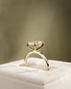 18k Yellow Gold | High Set | 2.43ct - E - VVS2 Oval Lab Diamond | Lab Diamond side stones