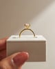 18k Yellow Gold | High Set | 2.49ct - E - VS1 Oval Lab Diamond | Lab Diamond side stones